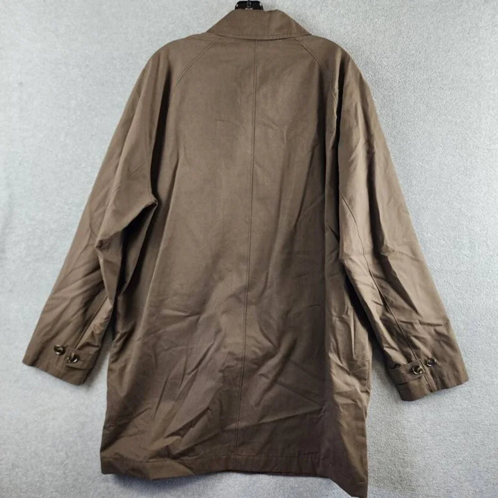Vince Lightweight Car Coat Men's L Downtown Spread Collar Button Front Closure